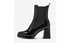 high heel booties